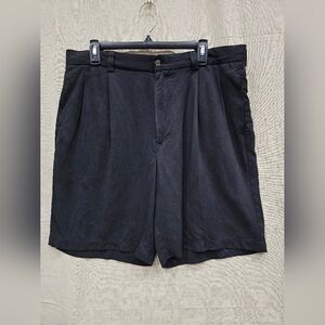 Tommy Bahama Black 100% Silk Men's Shorts Size 36
